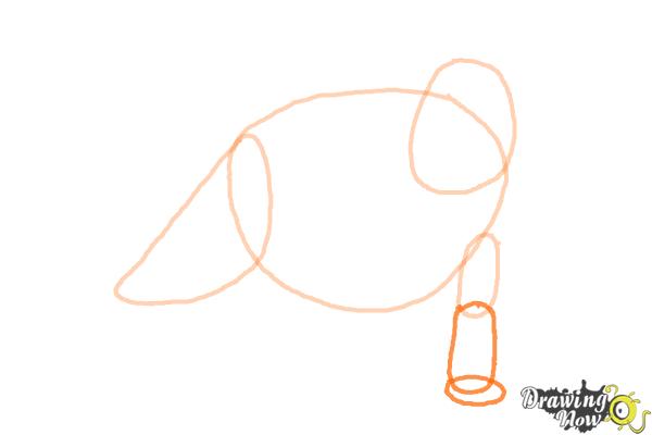 How to Draw Juniper from Walking With Dinosaurs - Step 4 How to Draw Juniper from Walking With Dinosaurs - Step 4