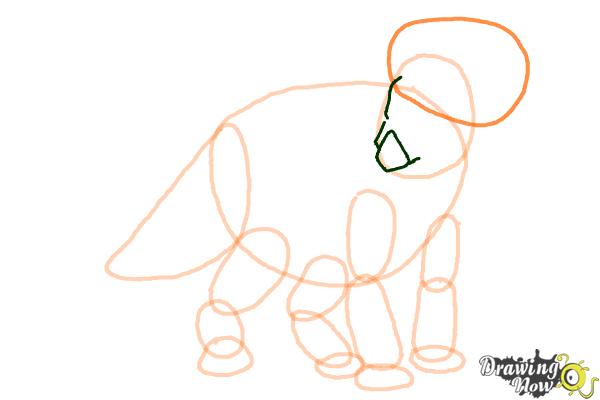How to Draw Juniper from Walking With Dinosaurs - Step 8