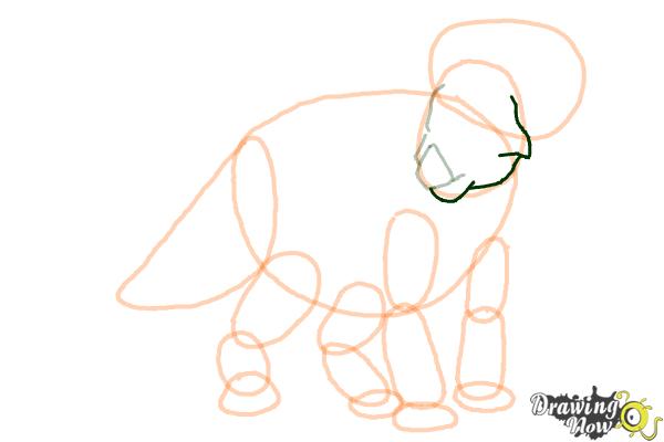 How to Draw Juniper from Walking With Dinosaurs - Step 9 How to Draw Juniper from Walking With Dinosaurs - Step 9