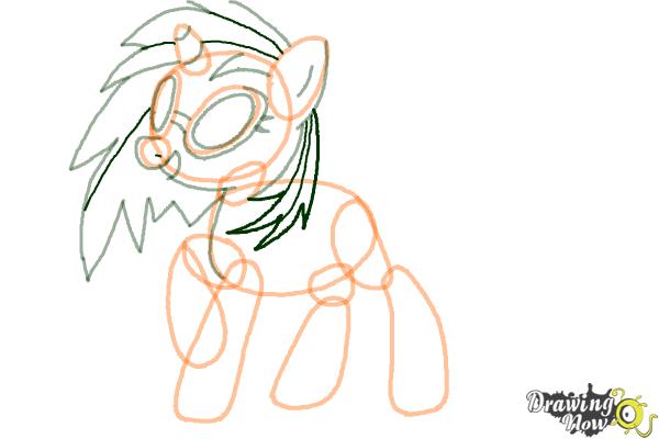 How to Draw DJ Pon-3 from My Little Pony Friendship is Magic - Step 7