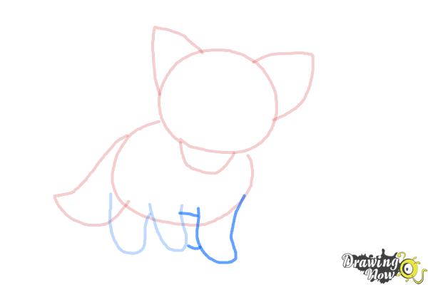 How to Draw a Wolf For Kids - Step 5