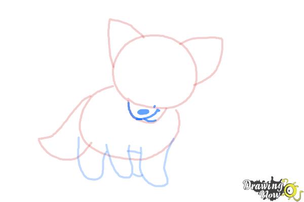 How to Draw a Wolf For Kids - Step 6