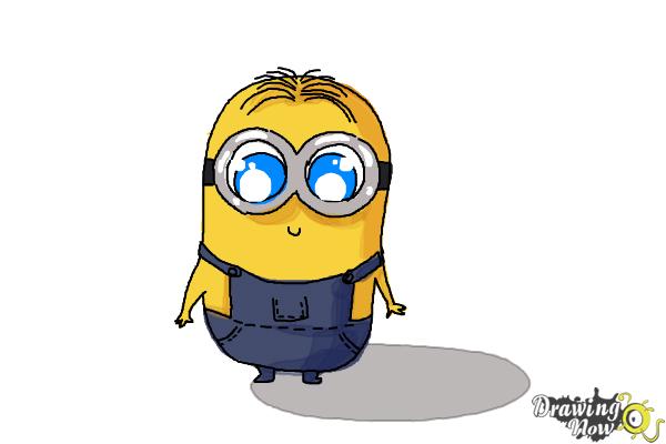How to Draw a Chibi Minion - Step 10