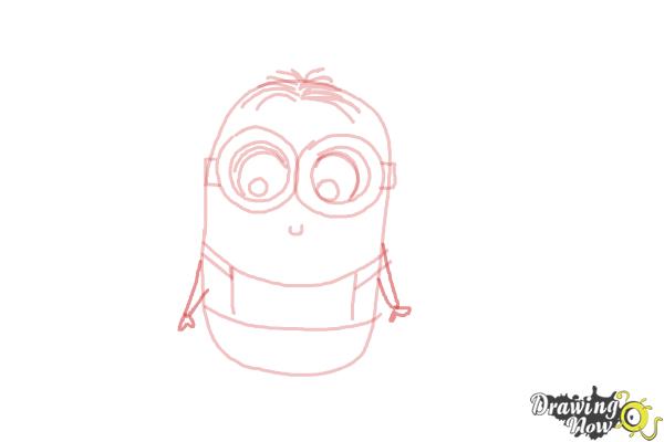 How to Draw a Chibi Minion - Step 7