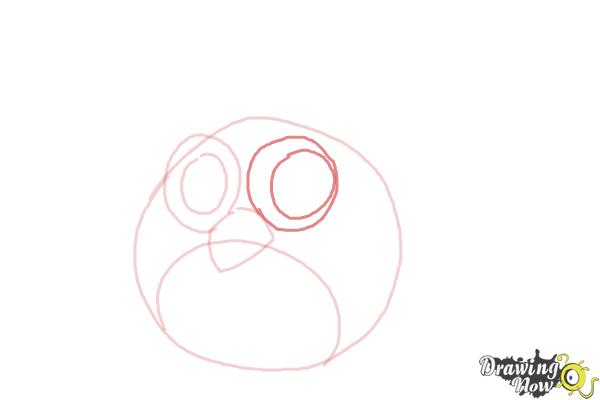 How to Draw a Chibi Angry Bird - Step 5