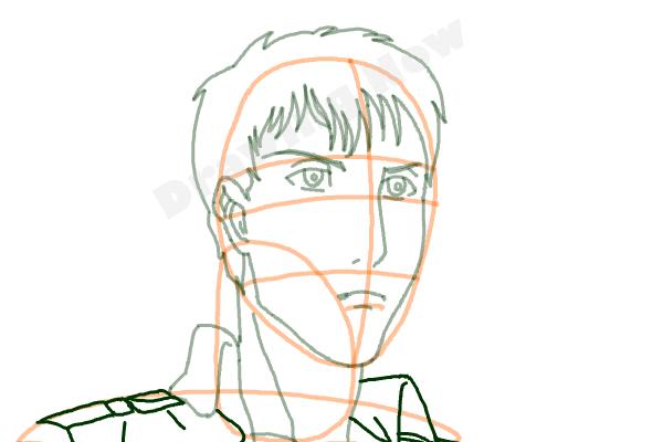 How to draw Bertolt Hoover from Shingeki no Kyojin - Step 8