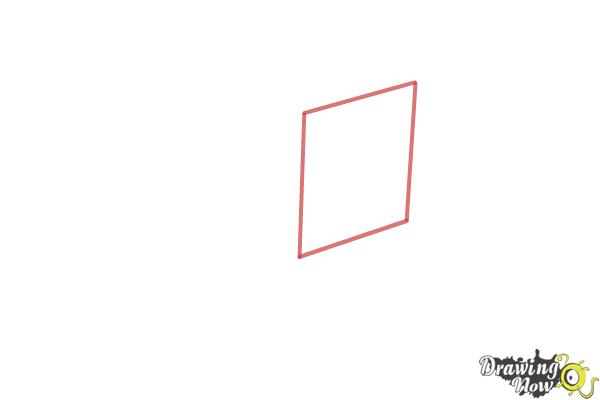 How to Draw a Minecraft Wolf - Step 1 How to Draw a Minecraft Wolf - Step 1