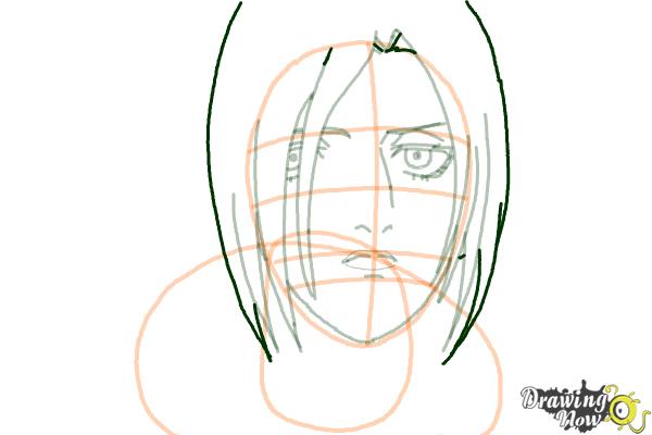 How to Draw Annie Leonhart from Shingeki No Kyojin - Step 10