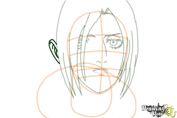 How to Draw Annie Leonhart from Shingeki No Kyojin - Step 11