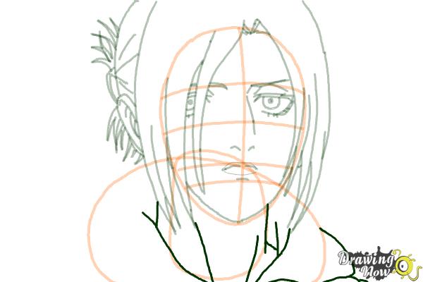 How to Draw Annie Leonhart from Shingeki No Kyojin - Step 13