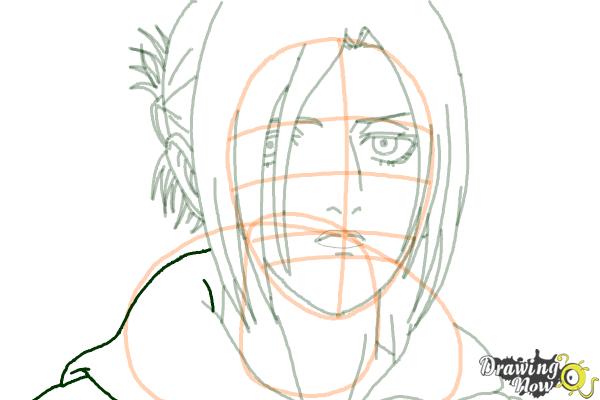 How to Draw Annie Leonhart from Shingeki No Kyojin - Step 14