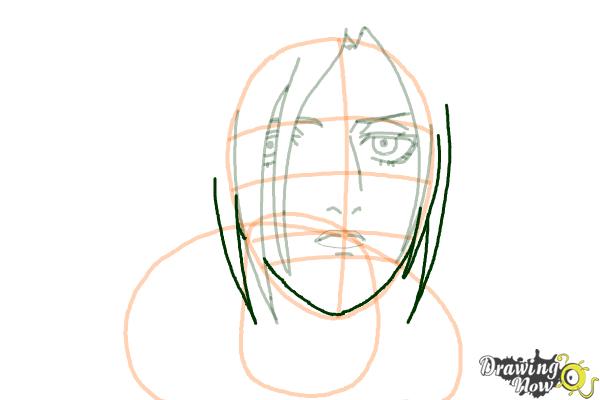How to Draw Annie Leonhart from Shingeki No Kyojin - Step 9 How to Draw Annie Leonhart from Shingeki No Kyojin - Step 9