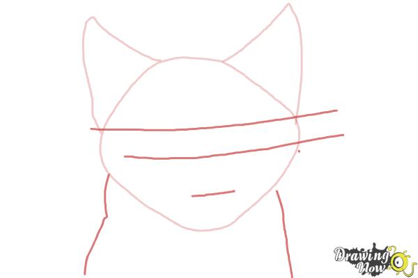 How to Draw a Realistic Kitten - Step 3 How to Draw a Realistic Kitten - Step 3