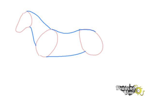 How to Draw an Easy Horse - Step 2 How to Draw an Easy Horse - Step 2