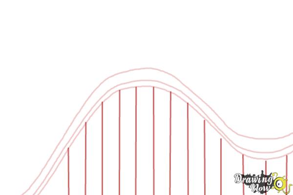 How to Draw a Roller Coaster For Kids - DrawingNow