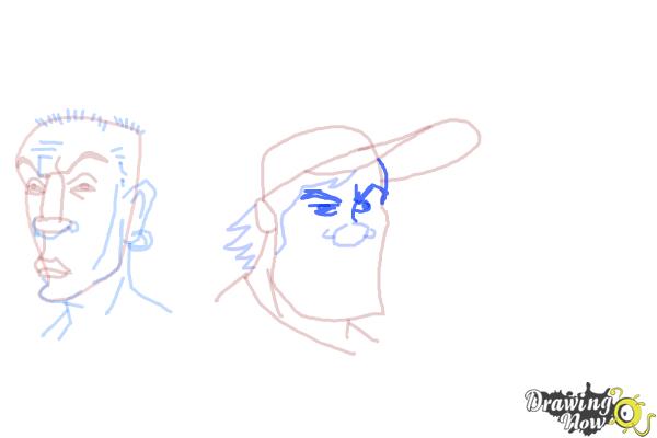 How to Draw Funny Faces - Step 12 How to Draw Funny Faces - Step 12