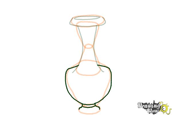 How to Draw a Vase - Step 5