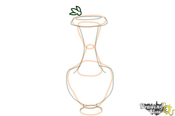 How to Draw a Vase - Step 6