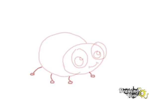 How to Draw a Ladybug For Kids - Step 5