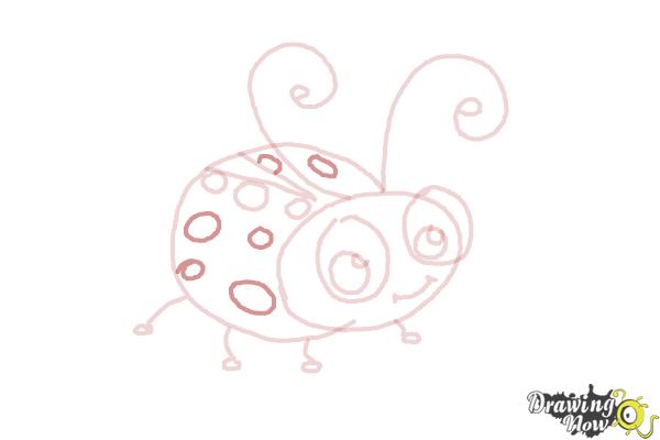 How to Draw a Ladybug For Kids - Step 8