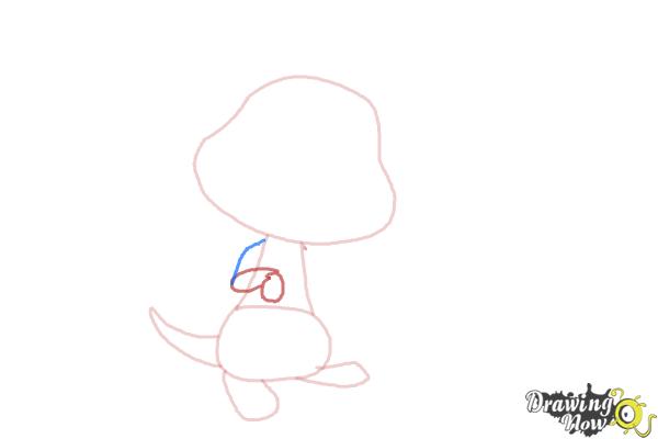 How to Draw a Kangaroo For Kids - Step 4