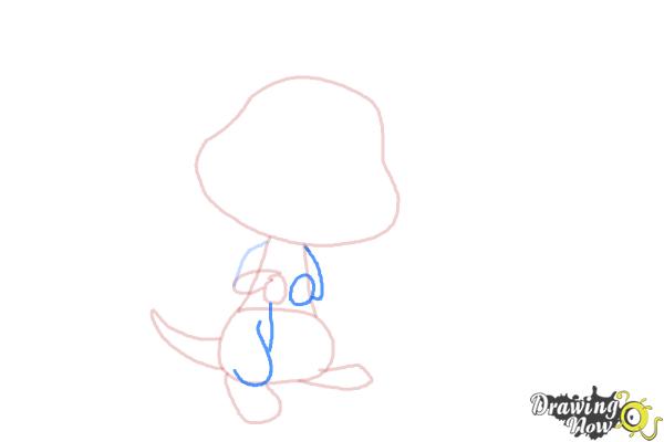 How to Draw a Kangaroo For Kids - Step 5