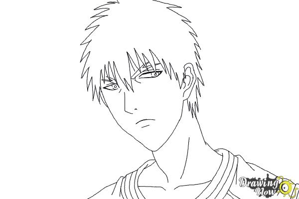 How to Draw Taiga Kagami from Kuroko'S Basketball - Step 11 How to Draw Taiga Kagami from Kuroko'S Basketball - Step 11