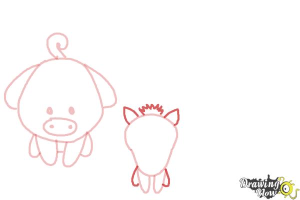 How to Draw Farm Animals For Kids - Step 5