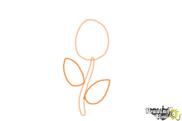 How to Draw a Rose Easy - Step 2 How to Draw a Rose Easy - Step 2