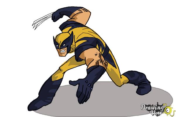 How to Draw X Men - Step 10