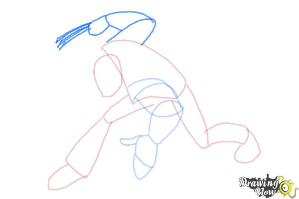 How to Draw X Men - Step 6