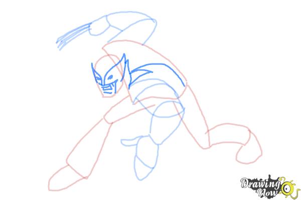 How to Draw X Men - Step 7