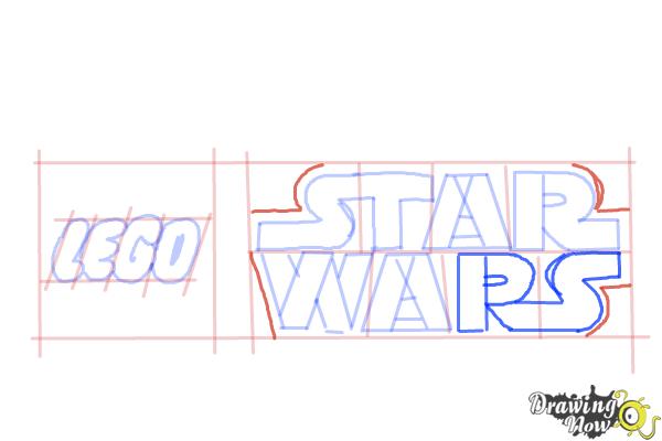 How to Draw Lego Star Wars - Step 8