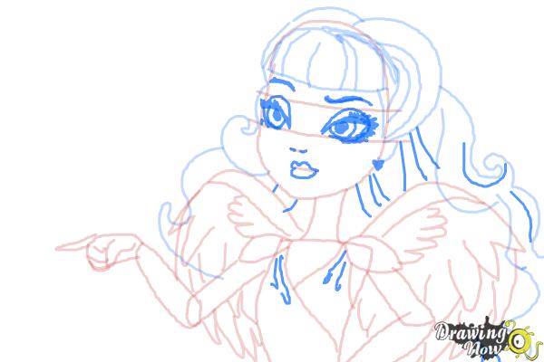 How to Draw C.A Cupid from Ever After High - Step 10