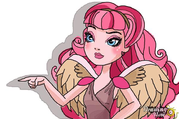 How to Draw C.A Cupid from Ever After High - Step 12