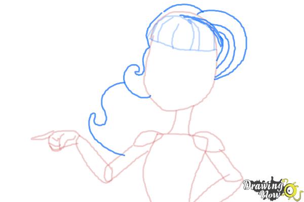 How to Draw C.A Cupid from Ever After High - Step 5
