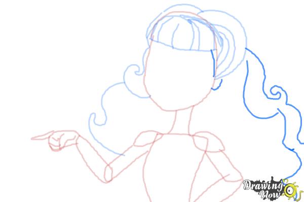 How to Draw C.A Cupid from Ever After High - Step 6