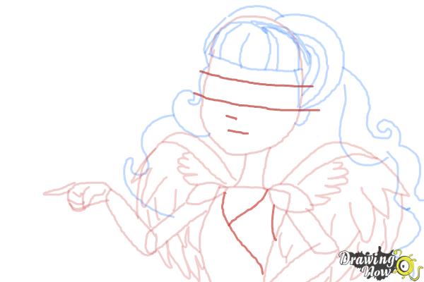 How to Draw C.A Cupid from Ever After High - Step 9