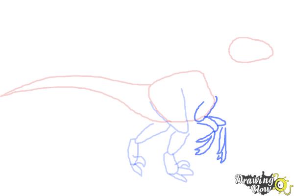 How to Draw a Velociraptor - Step 5