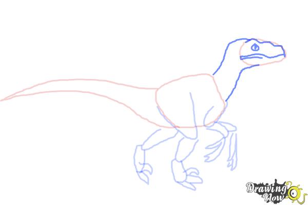 How to Draw a Velociraptor - Step 6