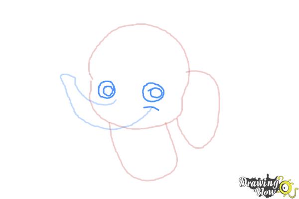 How to Draw an Elephant For Kids - Step 4