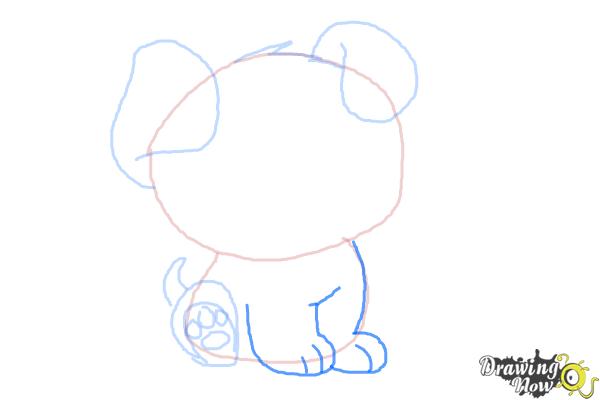 How to Draw a Chibi Puppy - Step 5