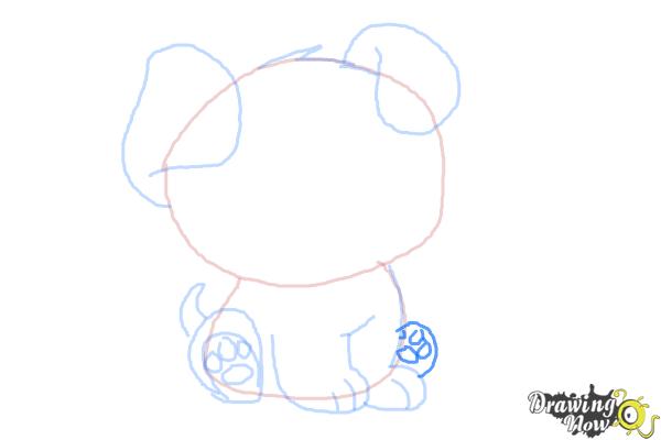 How to Draw a Chibi Puppy - Step 6