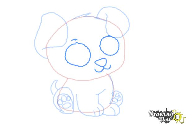 How to Draw a Chibi Puppy - Step 7