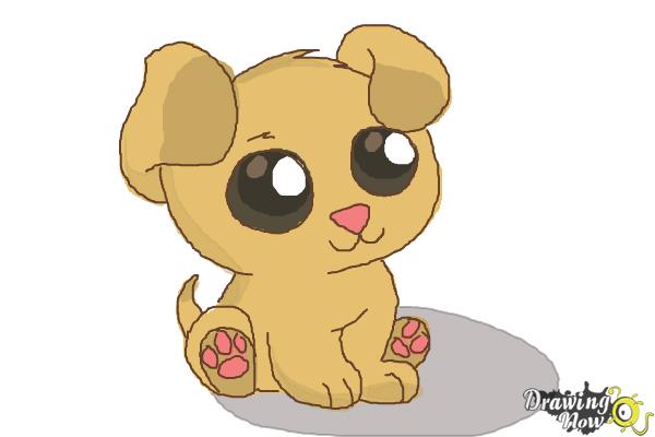 How to Draw a Chibi Puppy - Step 9