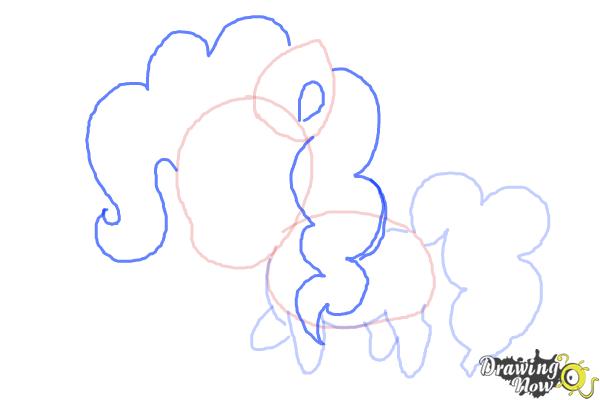 How to Draw Chibi Pinkie Pie from My Little Pony Friendship Is Magic - Step 6