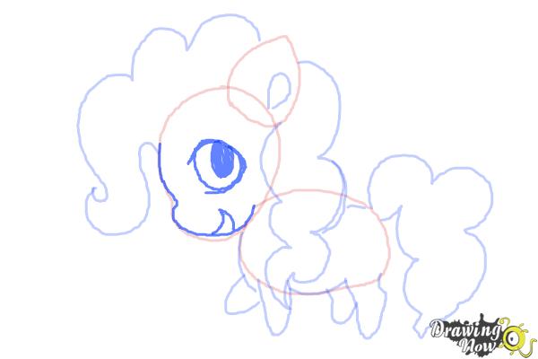 How to Draw Chibi Pinkie Pie from My Little Pony Friendship Is Magic - Step 7