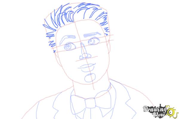 How to Draw Ken from Barbie: Life In The Dreamhouse - Step 9