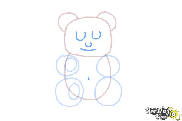 How to Draw a Gummy Bear - Step 7