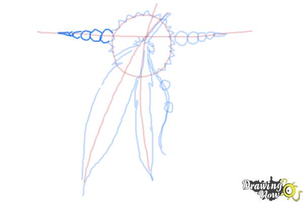 How to Draw a Feather Tattoo - Step 7 How to Draw a Feather Tattoo - Step 7